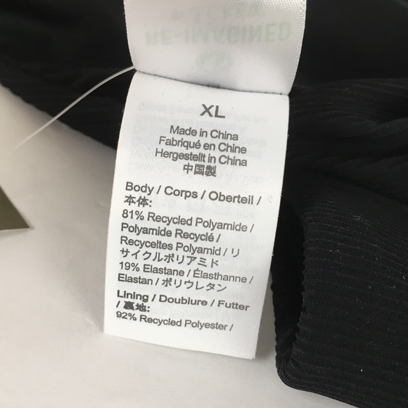 J. Crew Ribbed High-Rise Cheeky Bikini Bottoms in Black - Picture 7 of 9